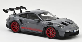 NOREV187350 - PORSCHE 911 GT3 RS 2022 Gris Arctic et rouge pyro