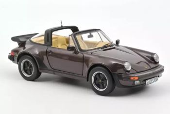 NOREV187665 - PORSCHE 911 Turbo Targa de 1987 brun métallisé