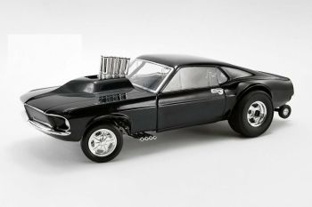 GMP-18932 - FORD Mustang gasser 1969 Noir brillant
