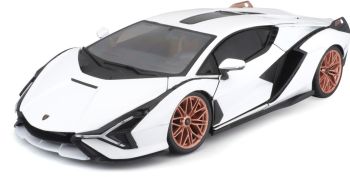 BUR11046W - LAMBORGHINI Sian Hybride Blanche et noire