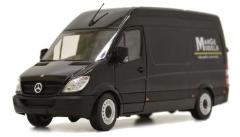 MAR1905-02-01 - MERCEDES BENZ Sprinter noir - Edition MarGe Models
