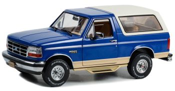 GREEN19136 - FORD Bronco 1996 bleu Édition EDDIE BAUER