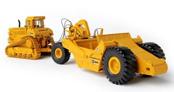 CCMD9-631 - Bull D9L avec Scraper 631E Ech:1/48