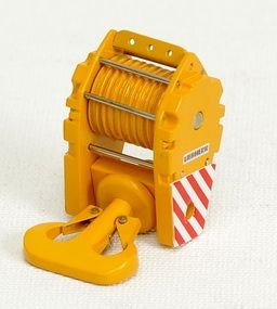 YCC204-2 - Crochet pour grue 235 Tonnes 9 Poulies Jaune.Rouge et Blanc  LIEBHERR