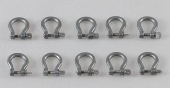 YCC635 - Lot de 10 Manilles 150/200 Tonnes (filetée avec boulons)