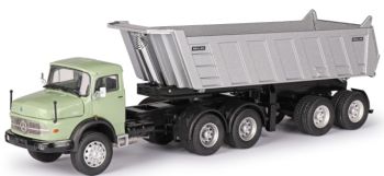 CON1058/02 - MERCEDES LAS 2624 6x4 avec benne Meiller 2 Essieux