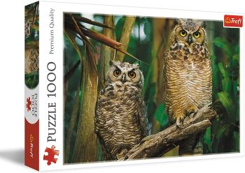 TRF10603 - Puzzle 1000 Pièces Deux Chouettes