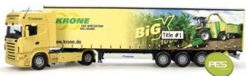 UH5603 - SCANIA R 580 Avec remorque 3 Essieux KRONE BIG X1000