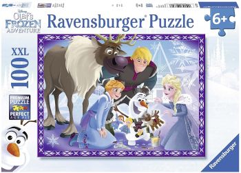 RAV107308 - Puzzle 100 Pièces LA REINE DES NEIGES – La famille est une tradition