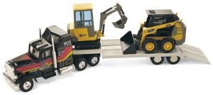 JOA327 - Camion Porte Engins avec Minipelle et Chargeur