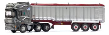 CORCC14113 - DAF XF105 6x4 Avec benne 3 Essieux basculante "CHRISTIE MAC DONALD"