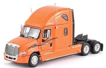 TON10002102 - FREIGHTLINER CASCADIA SC Surélevée 6x4 "SCHNEIDER" Orange Ech:1/53