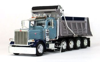 TON11015402 - PETERBILT 388 Benne 10x4 Bleu Ech:1/53