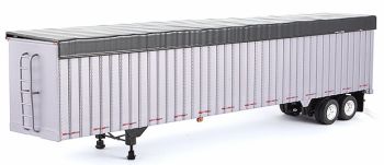 TON120117 - Remorque  caisse rigide 2 essieux avec bache noir Ech:1/53