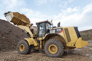 TON10006 - Chargeur CATERPILLAR 972K sur pneus Ech:1/87