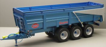REP04 - Benne MAUPU 23TS Bleu 3 Essieux