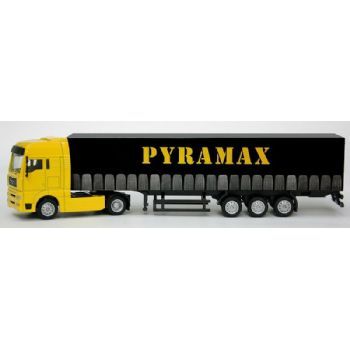 JOA506 - MAN TGA 4x2 avec Semi-remorque 3 Essieux "PYRAMAX" Ech:1/87