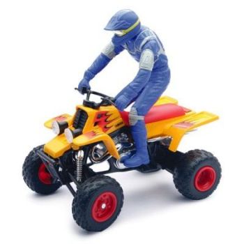 NEW845A - QUAD YAMAHA YF 350Z BANSHEE à Friction Jaune Ech:1/12