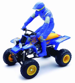 NEW845B - QUAD YAMAHA YF 350Z BANSHEE à Friction BLEU Ech:1/12