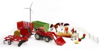 NEW05915 - Coffret de la ferme 21 Pièces Ech:1/18