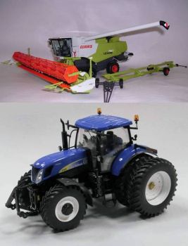 3320234-30137 - Lexion 760TT + NEW HOLLAND T7050