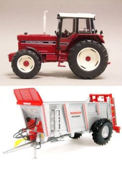 7673-68108 - IH 1455 Comfort 2000 + Epandeur TRIATHLON