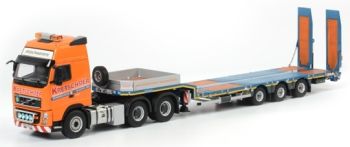 WSI01-1157 - VOLVO FH3 XL 6x4 Avec remorque porte Engins 3 Essieux