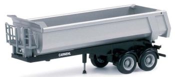 HER076036 - Benne 2 Essieux Grise"CARNEHL" Ech:1/87