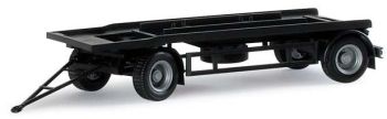 HER076289 - Remorque pour container Noire Ech:1/87