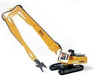 HER152006 - Pelle LIEBHERR R954 Bras long Avec pince de démolition