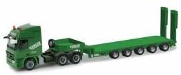 HER157209 - MERCEDES Actros Avec Remorque Porte Engins 5 Essieux KUBLER SPEDITION