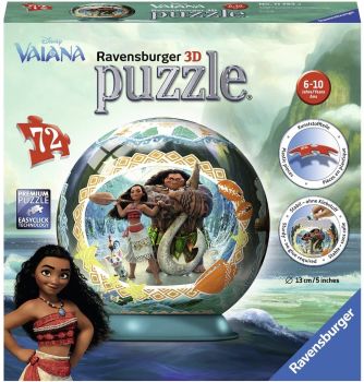 RAV117932 - Puzzle Ball 3D 72 Pièces VAIANA