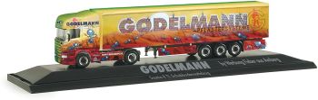 HER121132 - SCANIA R TL 4x2 avec remorque 3 Essieux GODELMANN