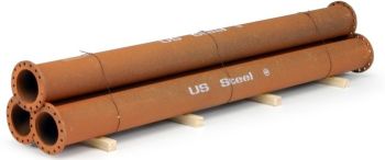 TEK65125 - Tubes en acier rouillé (3 pièces)