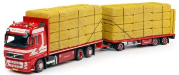 TEK64048 - VOLVO FH03 Globetrotter porteur remorque transport de paille "KOOTER"