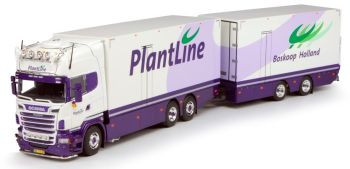 TEK64664 - SCANIA R09 Topline 6x4 Avec Remorque 2 Essieux "PLANTLINE"