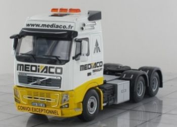 WSI507.16.75 - VOLVO FH03 GL Avec remorque Porte Engins 4 Essieux "MEDIACO"