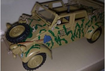 CAR009513 - KÜBELWAGEN Camouflage Décapotée