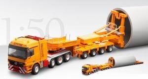 CON40168 - MERCEDES Actros 8x4 SCHAUMANN avec ensemble modulaire GOLDHOFFER 4+6 et Fût d'Eolienne