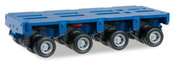 HER053518 - Modul  4 Essieux "GOLDHOFER" Bleu Ech:1/87