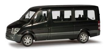 HER091152 - MERCEDES Sprinter 9 Places "Noir" Ech:1/87