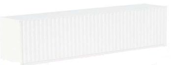 HER1398 - Container 40 Pieds "Blanc" Ech:1/87