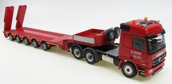 ARCHIVE062 - MERCEDES Actros 6x4 Avec Remorque Porte Engins 5 Essieux " SCHOLPP"