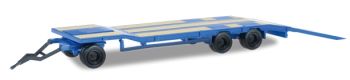 HER076135-002 - Remorque 3 Essieux GOLDHOFER "Bleu" Ech:1/87