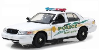 GREEN13514 - FORD Crown Victoria Interceptor police Miami Dade de la série Les Experts Miami (2002-2012)