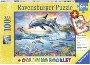 RAV136971 - Puzzle 100 Pièces Monde sous-marin coloré