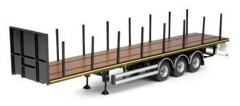 TEK64552 - Remorque plateau 3 Essieux