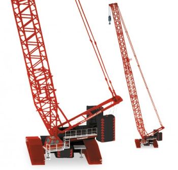 HER303934 - LIEBHERR LR 1600 à chenille "MAMMOET" Ech:1/87