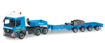 HER303897 - MERCEDES Actros 6x4 Avec Remorque 4 Essieux "FELBERMAYR" Ech:1/87