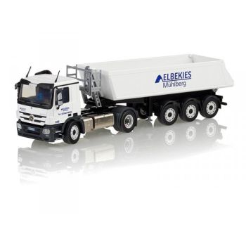 CON72202/05 - MERCEDES-BENZ Actros MP03 avec benne 3 essieux SCHMITZ CARGOBULL ELBEKIES MÜHLBERG